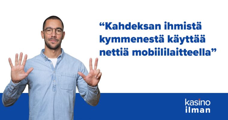 Suurin osa surffaa netissä mobiililaitteilla